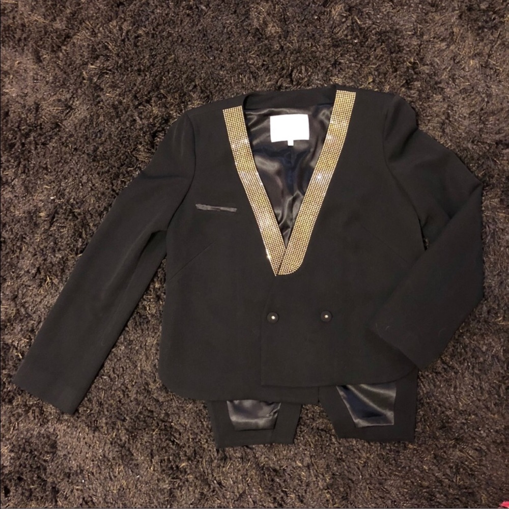 🙏🏻🙌🏻👌🏼Rachel Roy studded blazer Size 8 Black